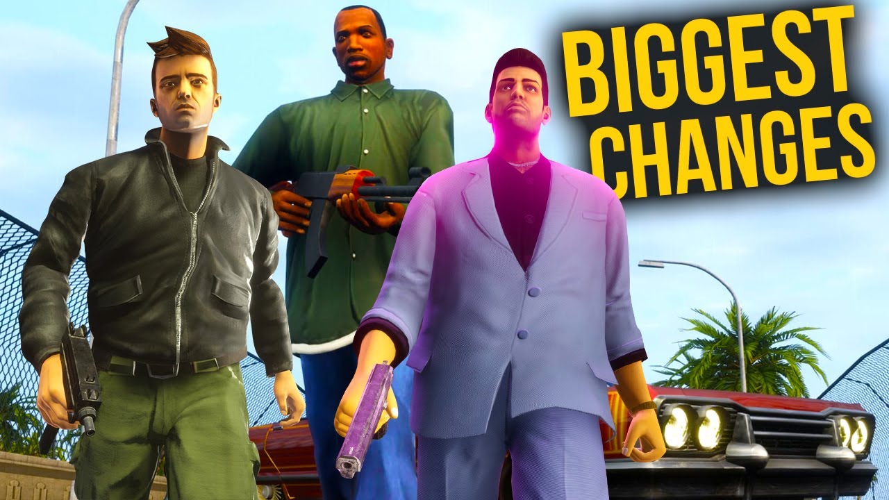 GTA Trilogy: Definitive Edition - 5 BIGGEST CHANGES [4K]
