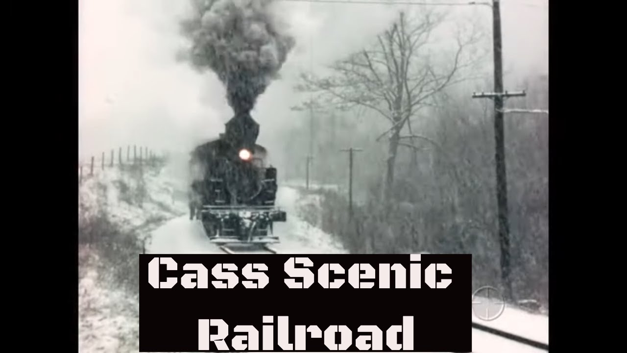 CASS SCENIC RAILROAD  WEST VIRGINIA   HEISLER STEAM LOCOMOTIVE #6 & MEADOW RIVER DIESEL #9   XD39054