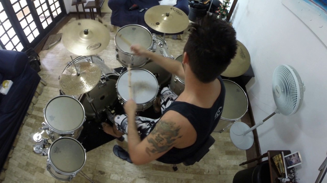 Louie Bellson REMO Drum kit (Soundcheck)