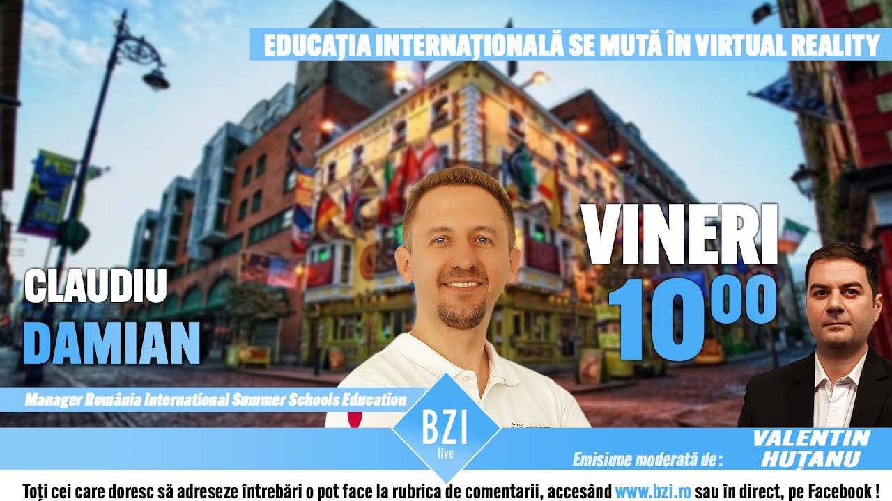 Educaţia internaţională se mută &icirc;n Virtual Reality - Claudiu Damian, manager Rom&acirc;nia ISS EDU