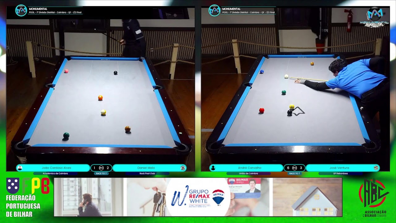 POOL 3ª Prova Circuito - Coimbra - Bola 9 -1ª Divisão