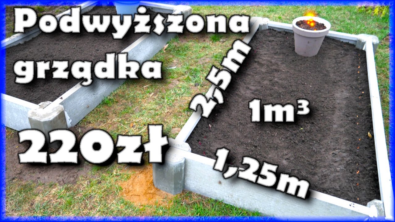Tanie podwyższone grządki betonowe🍅🍆🌶🍓 Warzywniak do ogrodu