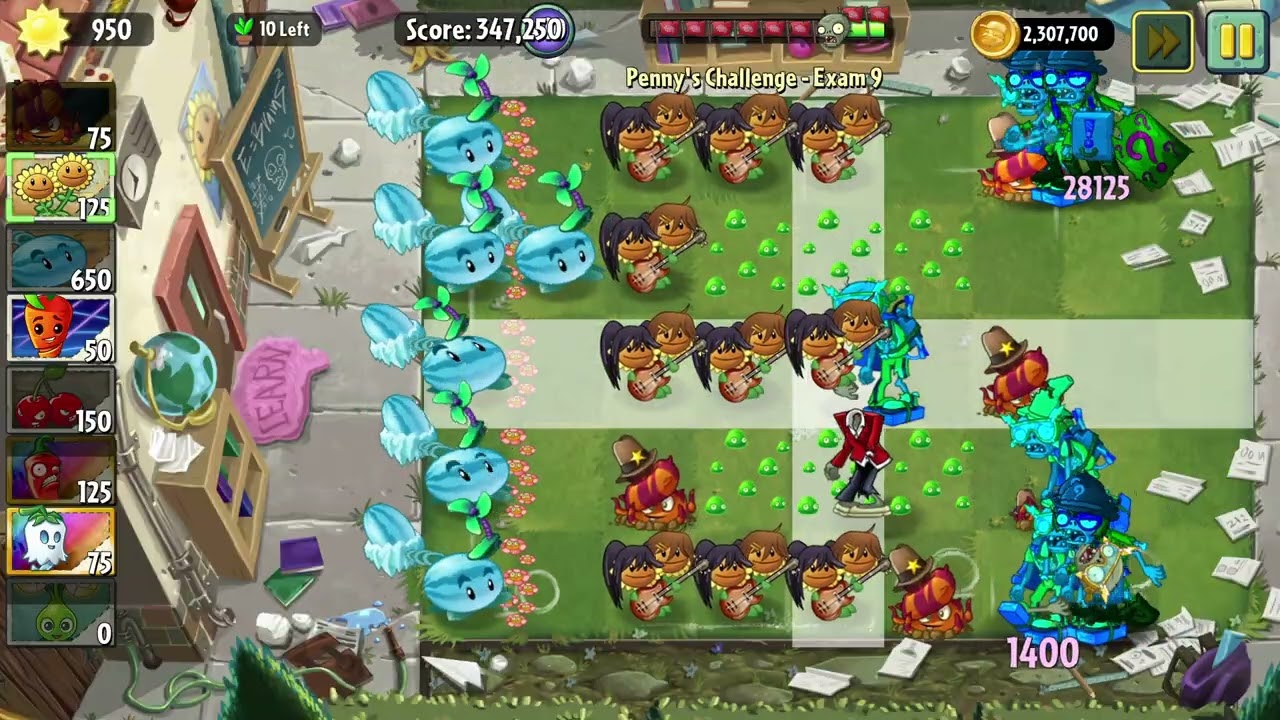 PvZ2 Reflourished Penny's Challenge: Exam 9