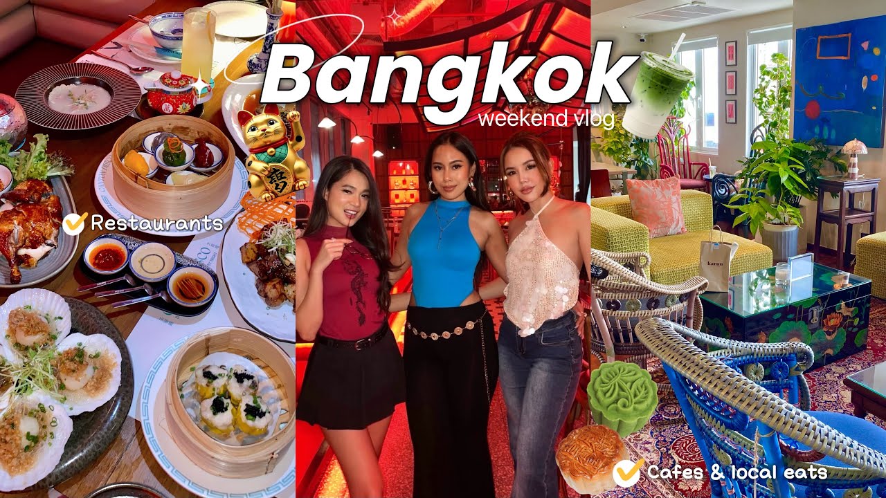 Bangkok Weekend 🇹🇭: Michelin Street Food, Cafés 🍵Temples, Chinatown 🥢✨Restaurants & More!