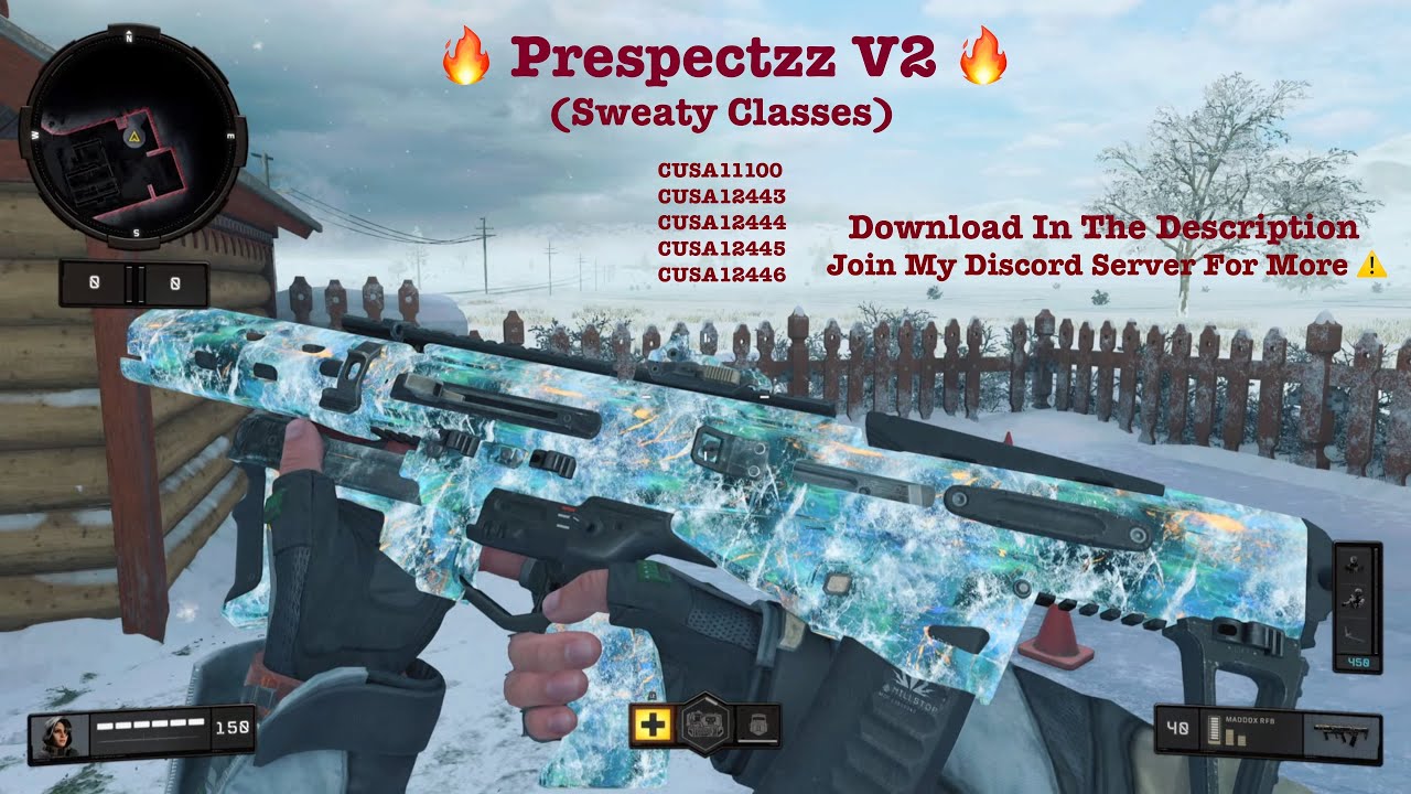 [PS4/PS5] BO4 Modded Classes (Prespectzz V2) (Sweaty Classes) (Download In The Description)