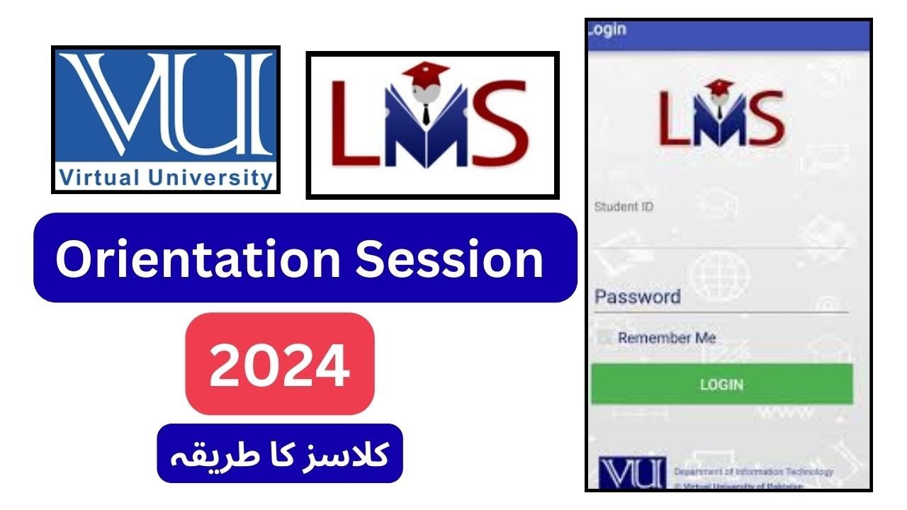 VULMS Orientation 2024  | How to take vu classes  | How to Study in Virtual University | Spring 2024