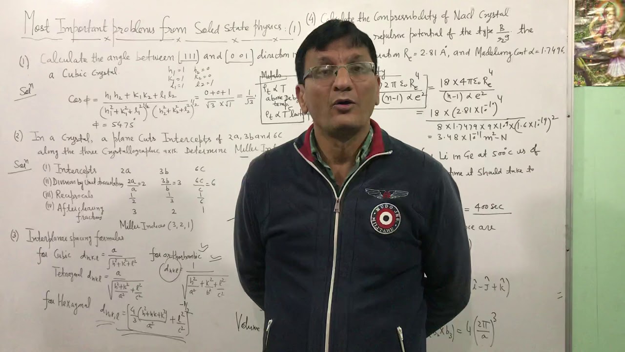 Most important problems from solid state physics-1