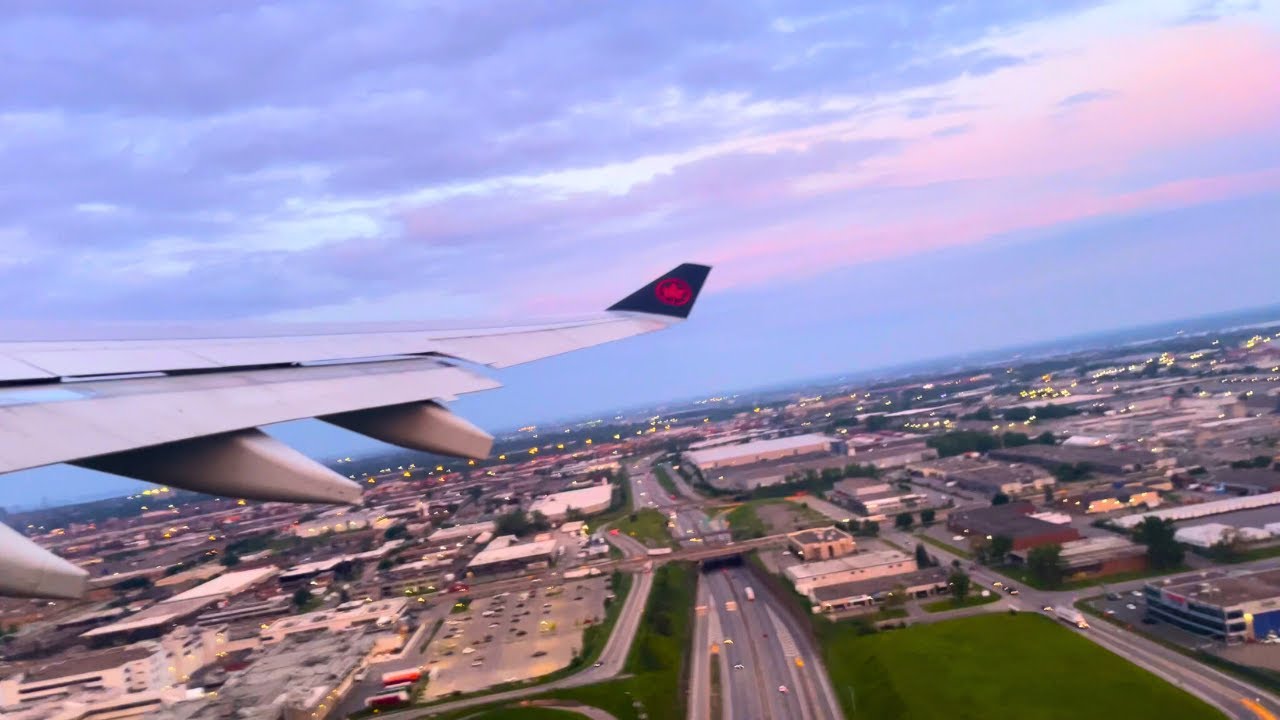 [Aviation] Full takeoff and landing scenes of my flight from Montreal to Venice (YUL-VCE)
