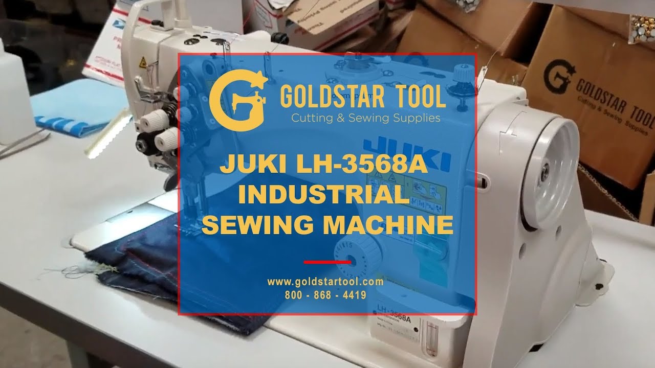 Product Showcase - Juki LH-3568A Industrial Sewing Machine - Goldstartool.com - 800-868-4419