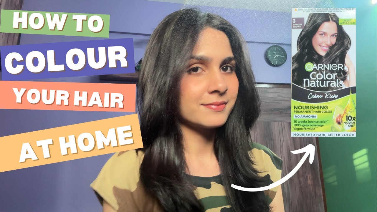 DIY Hair Color at Home! ✨ Easy & Affordable | Garnier Color Naturals Review & Tutorial