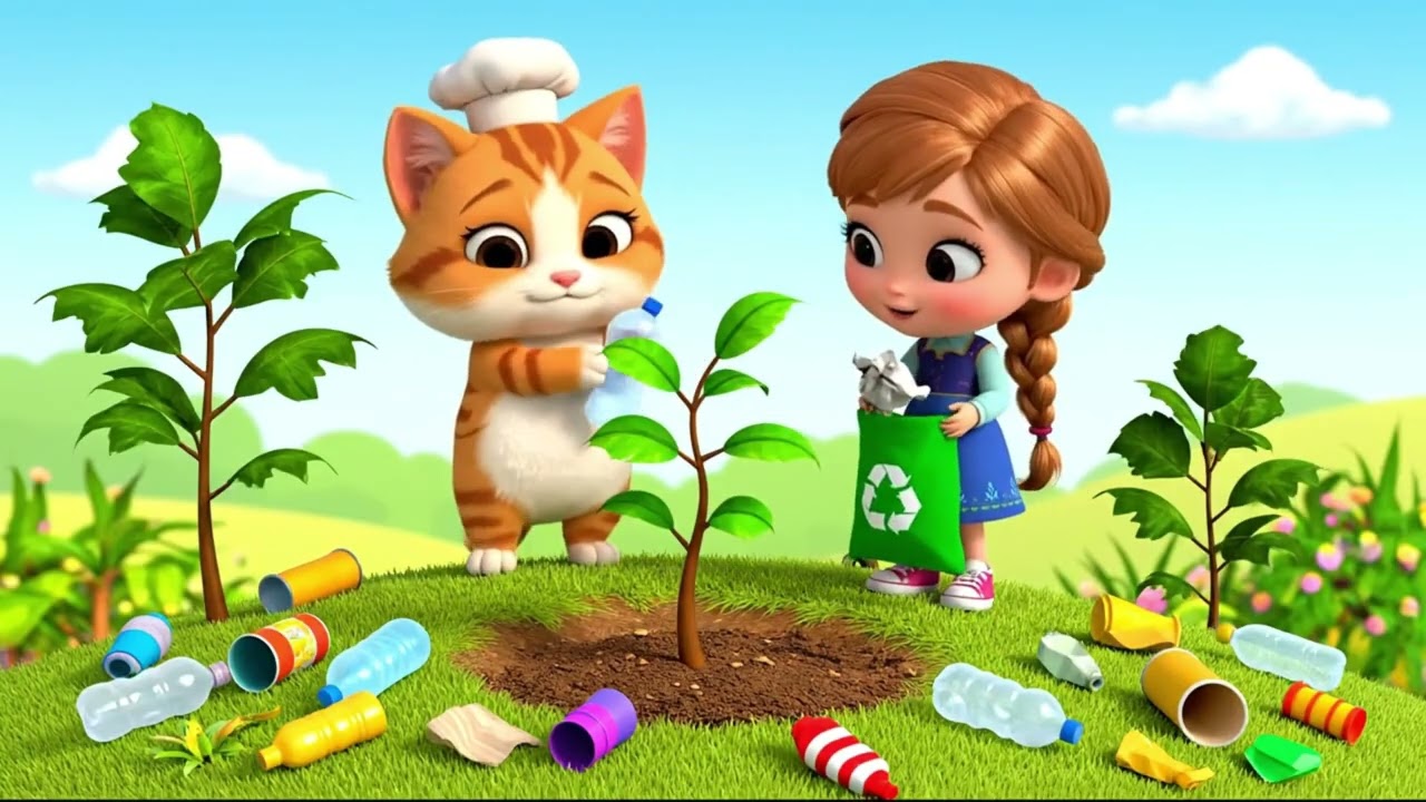 Tomy & Anna trồng cây - Hoạt hình Bạch Mã 