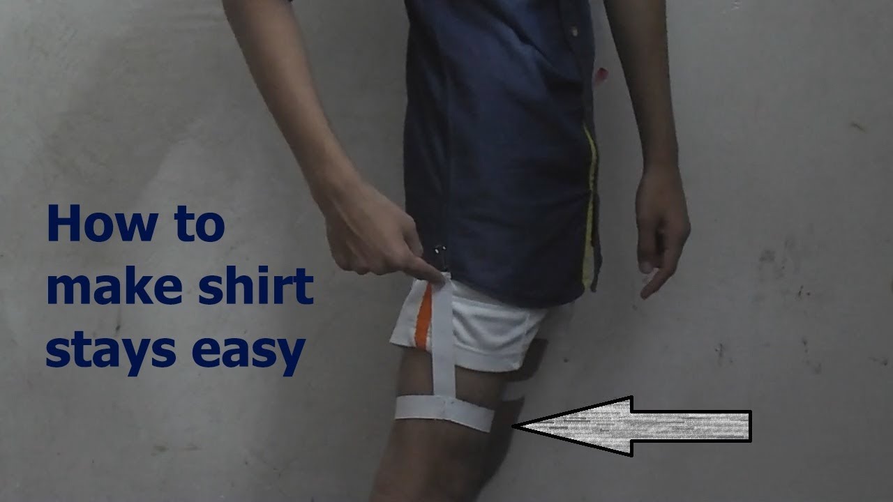 How to make shirt stays. Shirting Hack. DIY shirt stays. -TechDIY