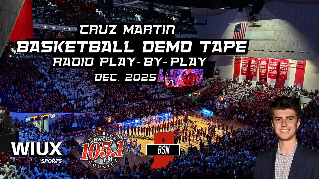 Cruz Martin | Basketball Radio PxP Demo (Dec. 2025)