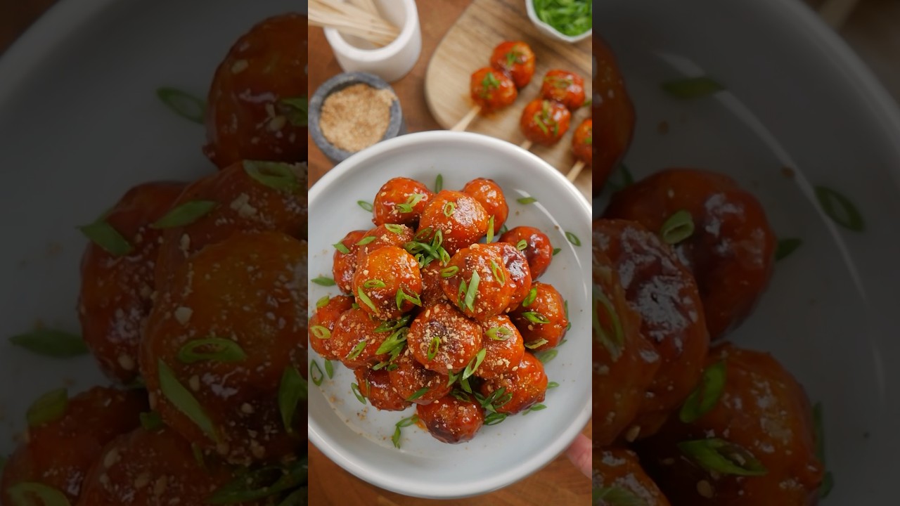 Gochujang Meatballs