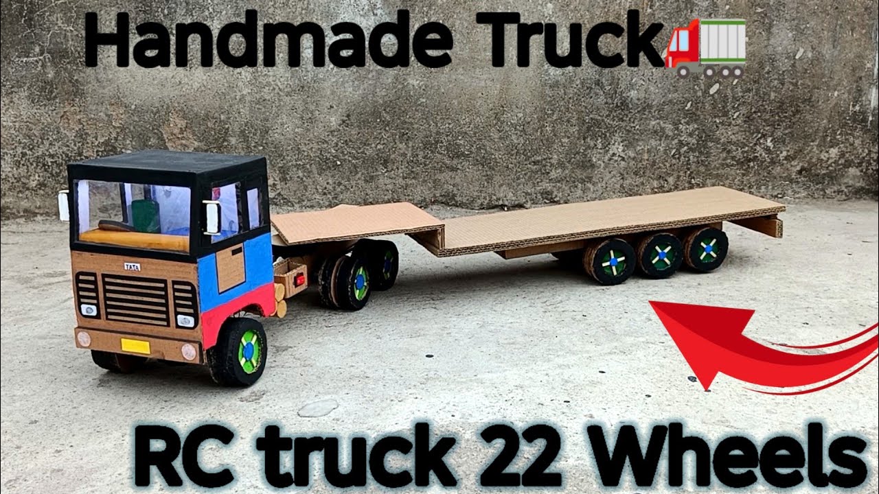 I Built a Handmade RC TATA Sigma 22-Wheeler Truck 😱 | Fully Working Cardboard Model