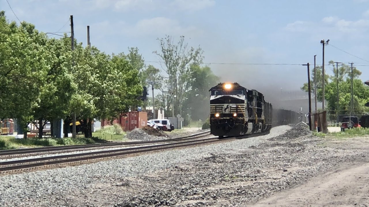 This Is What Happens When You Stand Too Close To A Coal Train On A Windy Day!  Coal Spills On Me!