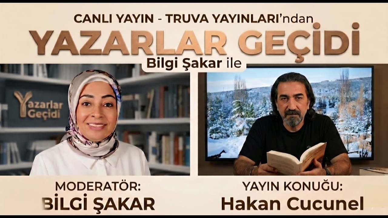 CANLI YAYIN - Bilgi Şakar ile TRUVA YAYINLARI'ndan Yazarlar Geçidi - Konuk: Hakan Cucunel