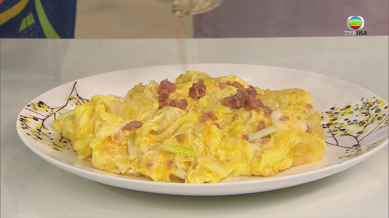 《睇片學煮餸》金華腿蓉魚肚炒蛋