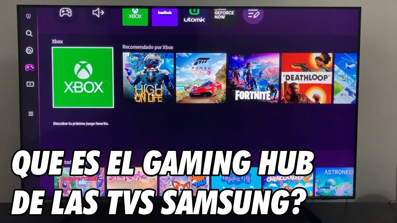 Que es el Gaming Hub de las Smart TVs Samsung? Juega a Videojuegos SIN Consola