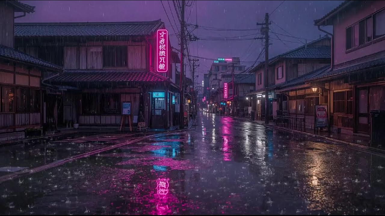 Rainy Night Lofi Mix 🌙 Calm Chillhop Beats to Relax, Study & Sleep #21