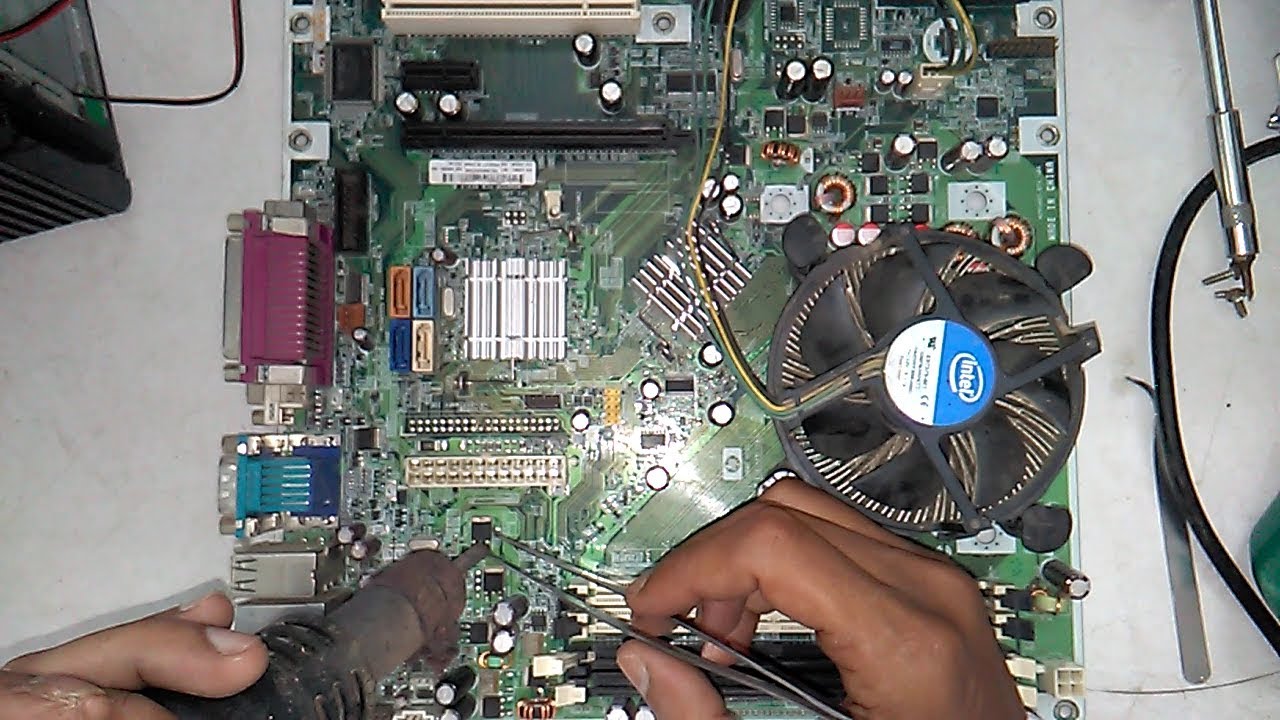 CPU fan spin for a second then turn  off immediately. How to repair part 2