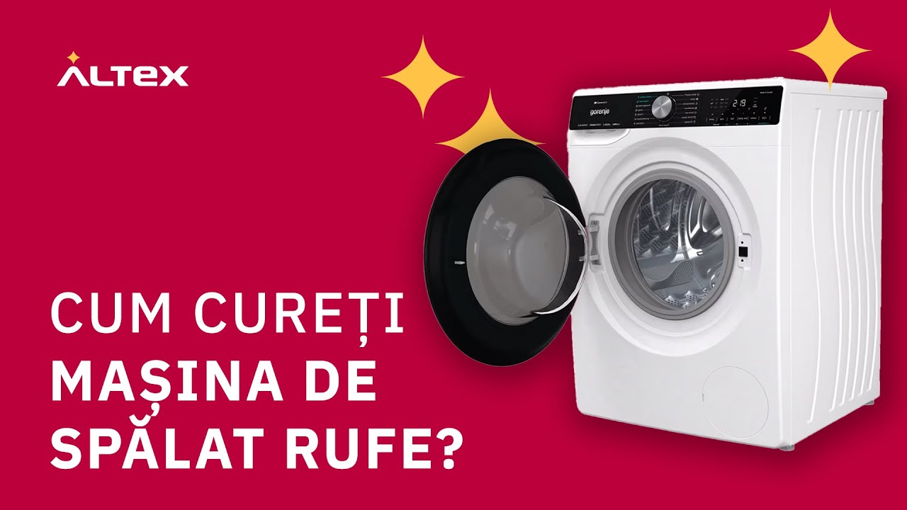 Cum se curăță mașina de spălat rufe - Curățarea mașinii de spălat cu oțet și bicarbonat