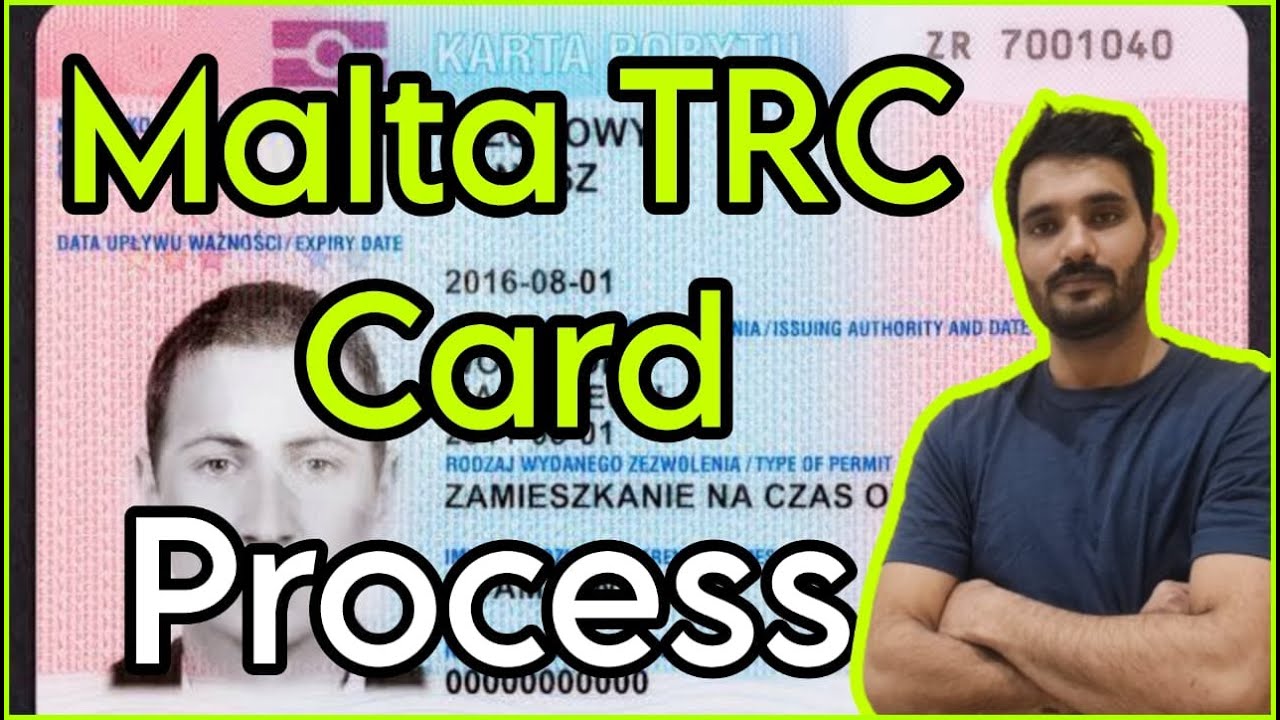 How to apply malta TRC card //Malta trc card//malta