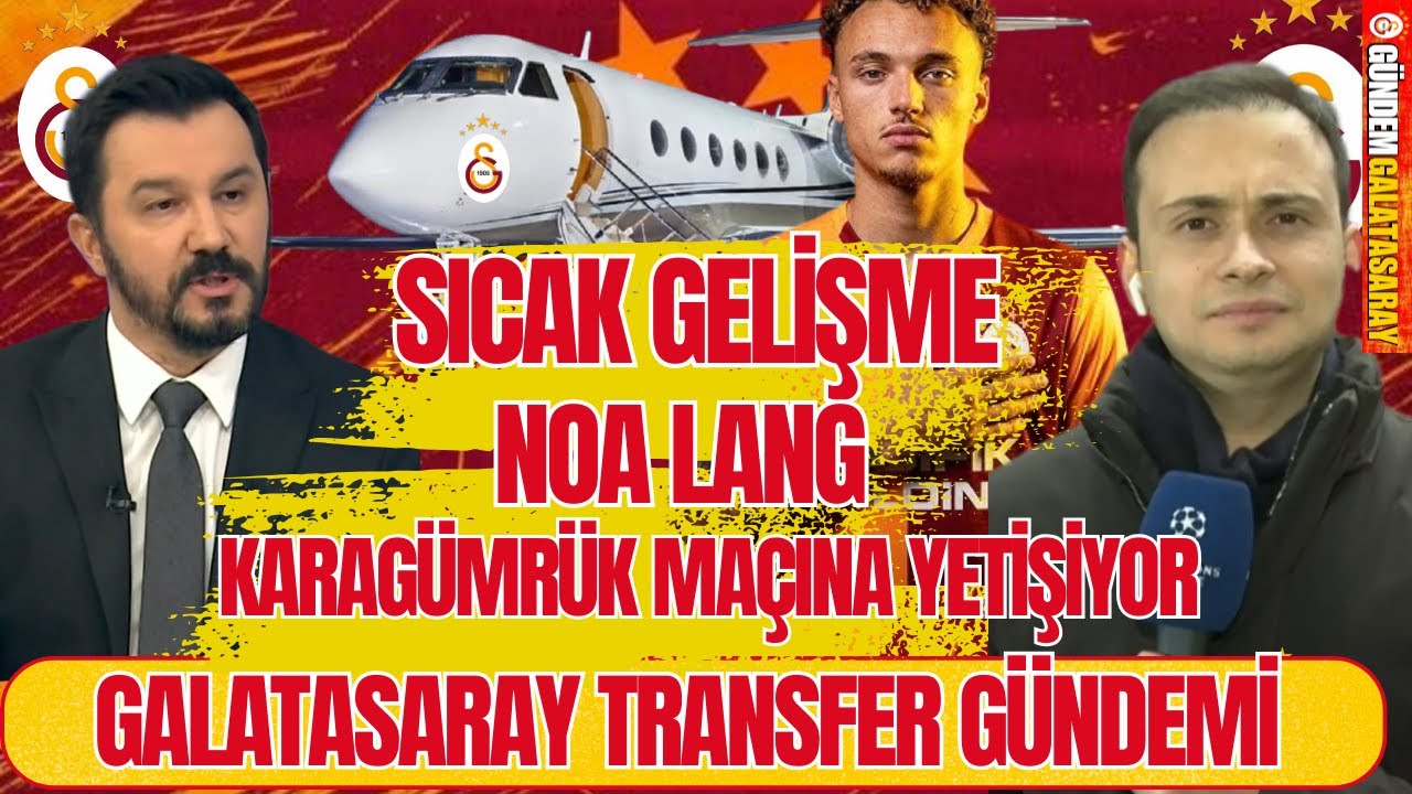 Galatasaray'da Sıcak Gelişme! Noa Lang Karagümrük Maçına Yetişiyor!