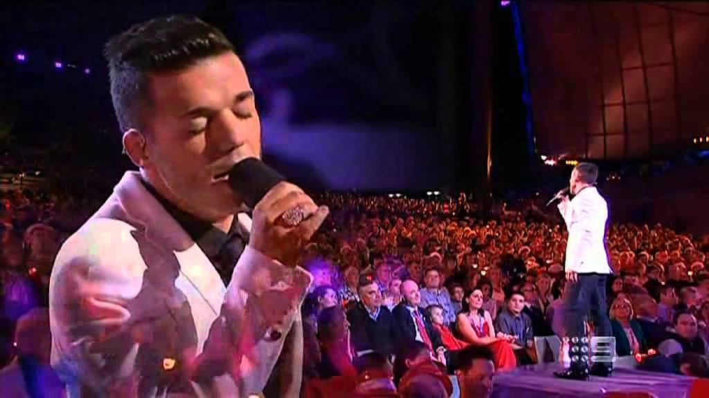 Anthony Callea 2nd performance at Carols By Candlelight 2012