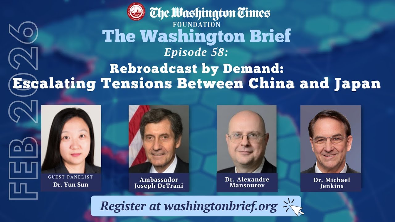 Washington Brief Ep. 58: Rebroadcast by Demand: Escalating Tensions Between China and Japan