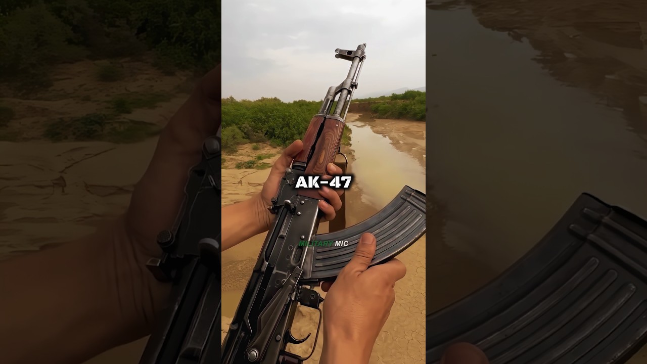 The AK-47 is better than M-16 rifle. #military #Vietnamwar #ak47 #m16