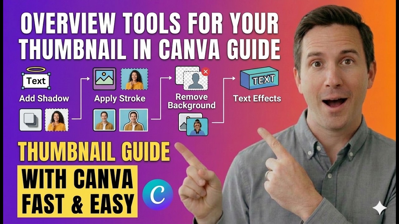 Overview Tools for Your Thumbnail in Canva | Beginner Guide