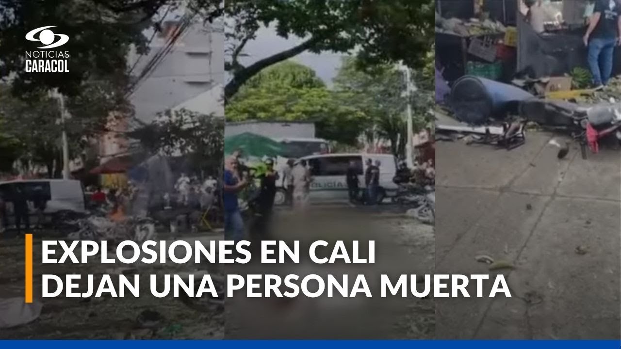 Atentados en Cali dejan por lo menos una persona muerta y cinco heridas