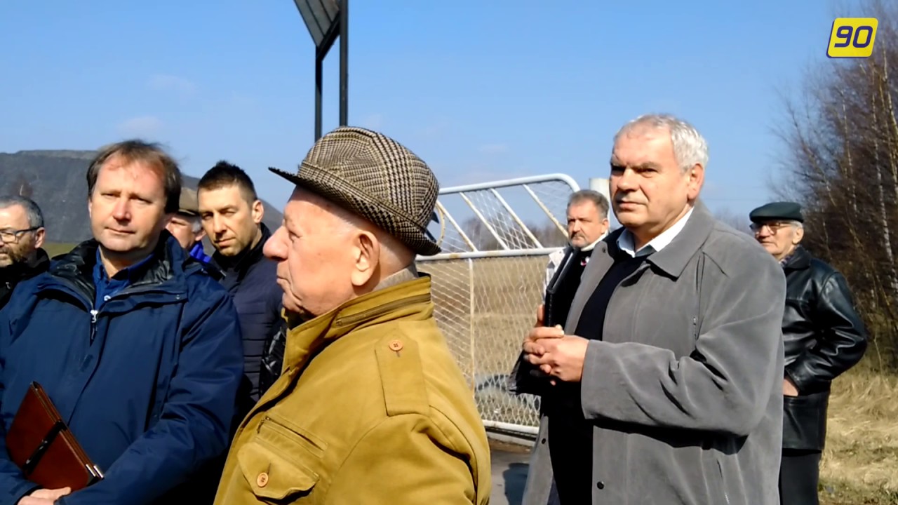 Protest w sprawie rozbiórki hałdy Szarlota