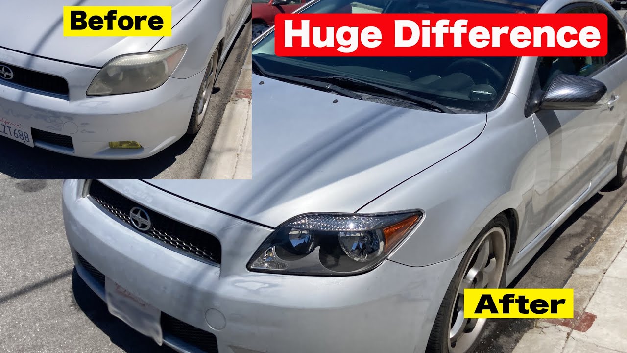 New headlights changed the look on the scion tc