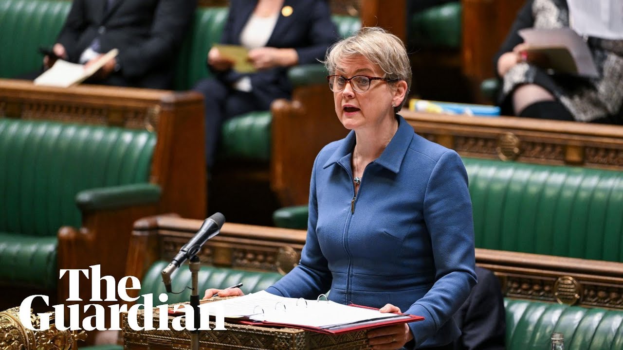 Yvette Cooper faces questions in the House of Commons – watch live