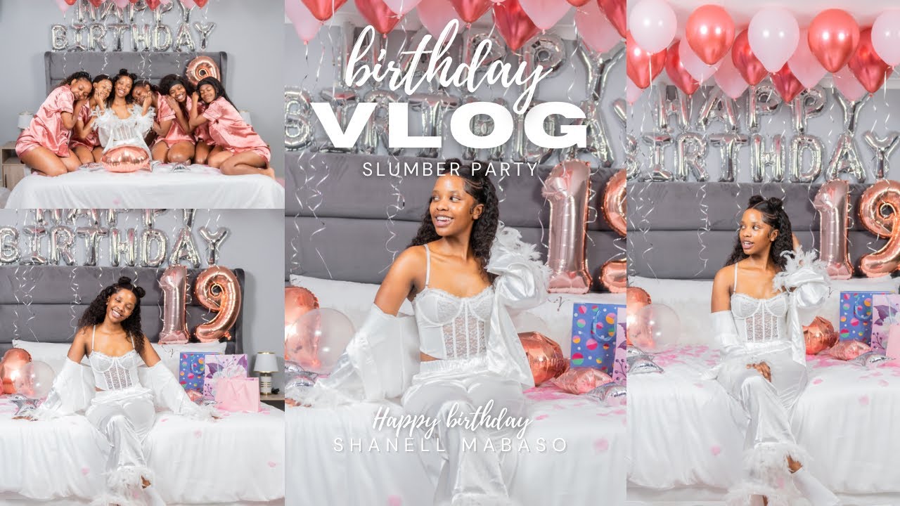 #vlog | celebrated my birthday ,slumber party,matching pj’s 💕