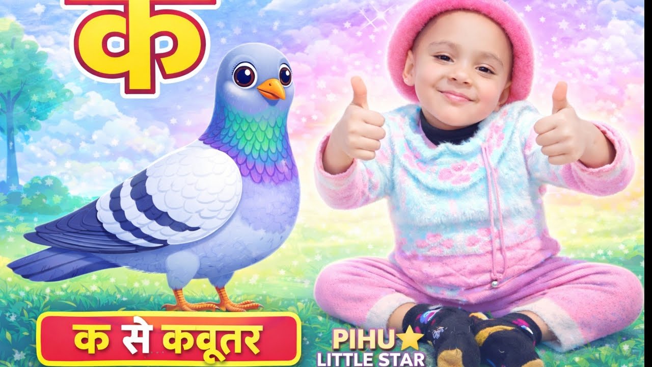 क से कबूतर 🕊️। खा से खरगोश🐇। क खा गा घा। Kids learning। Kids study। Baby learning। Kids Education। 