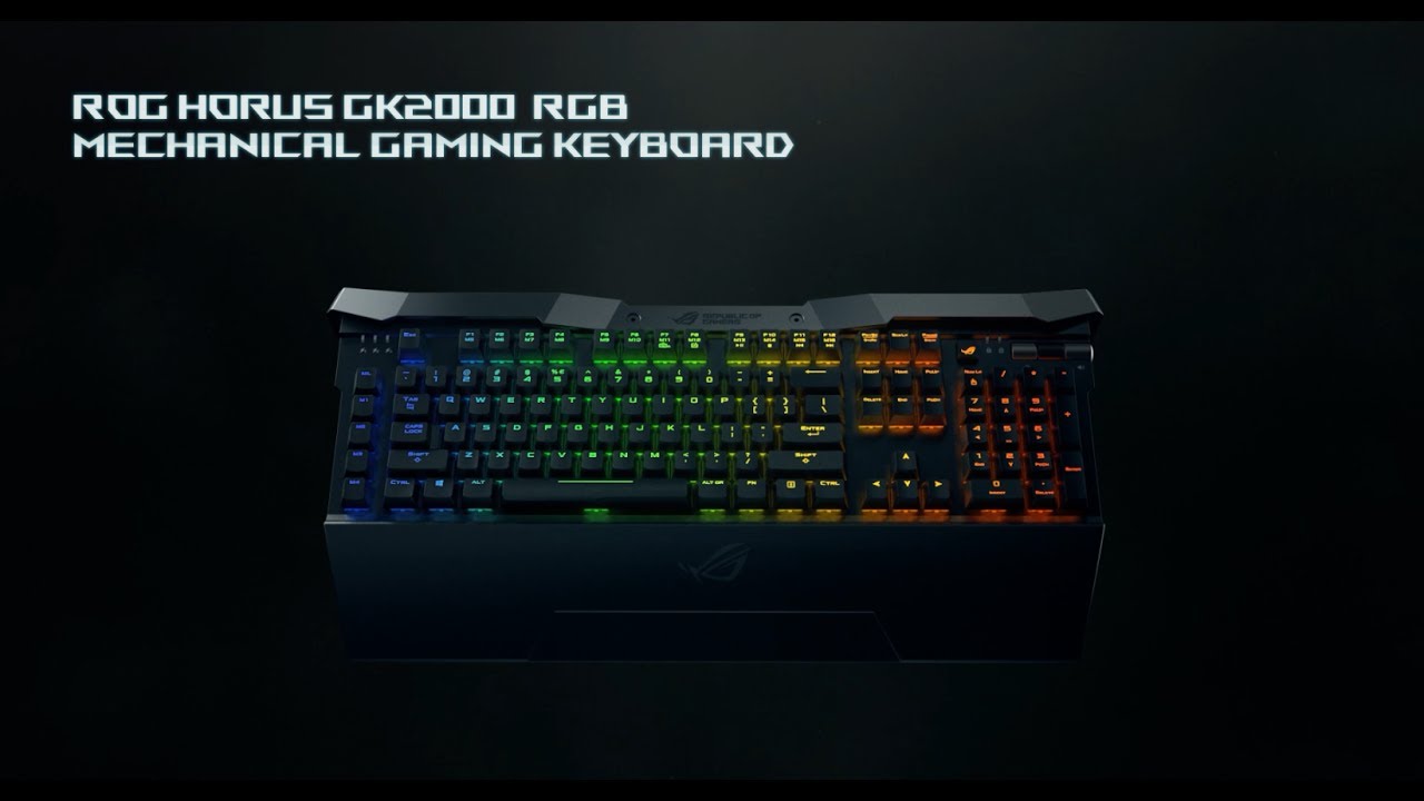 Command the Battlefield - ROG Horus RGB Mechanical Gaming Keyboard | ROG