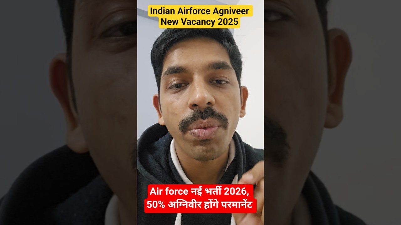 Indian Airforce Agniveer Vacancy 2026 ✈️ | 10+2 Pass | Airforce New Vacancy Apply Now 