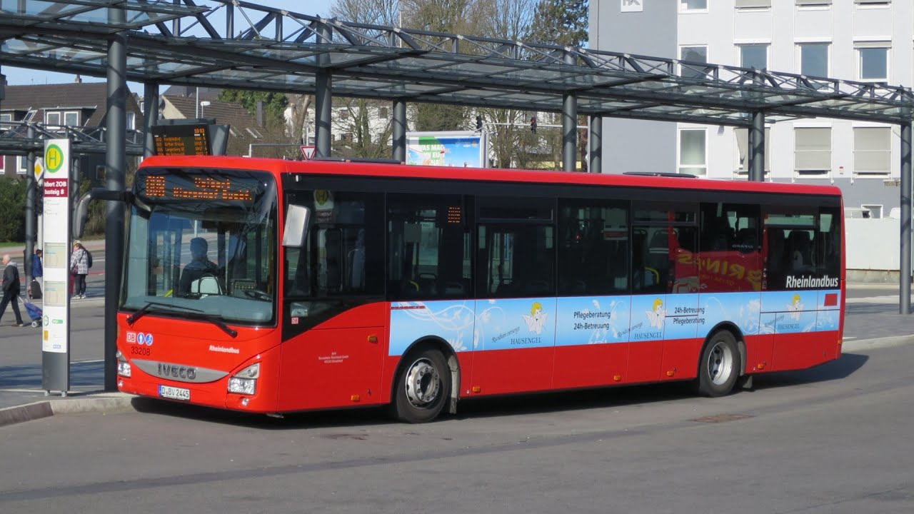 [Video] Bus Iveco Crossway LE 12 M | D-BV 2445 | Busverkehr Rheinland GmbH, Düsseldorf
