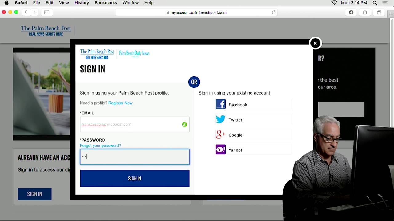 HOW TO access your Palm Beach Post ePaper
