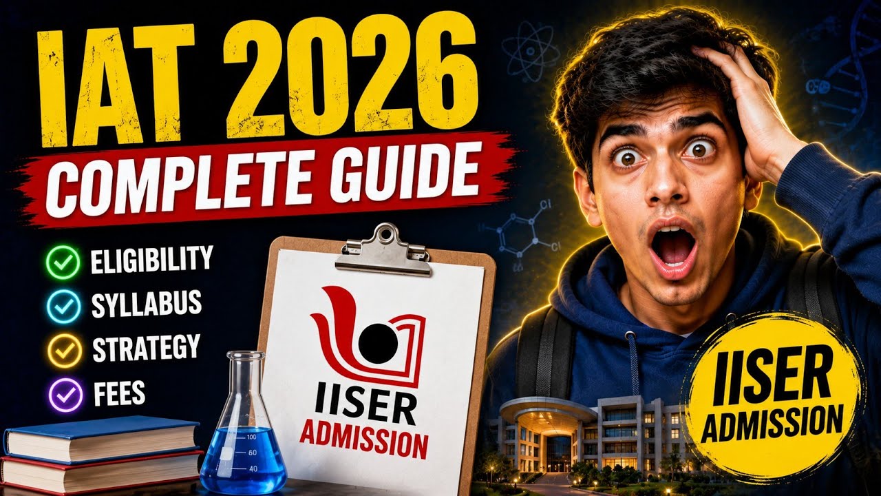 IAT 2026 Complete Guide 🔥 Eligibility, Syllabus, Strategy & Fees | IISER Admission