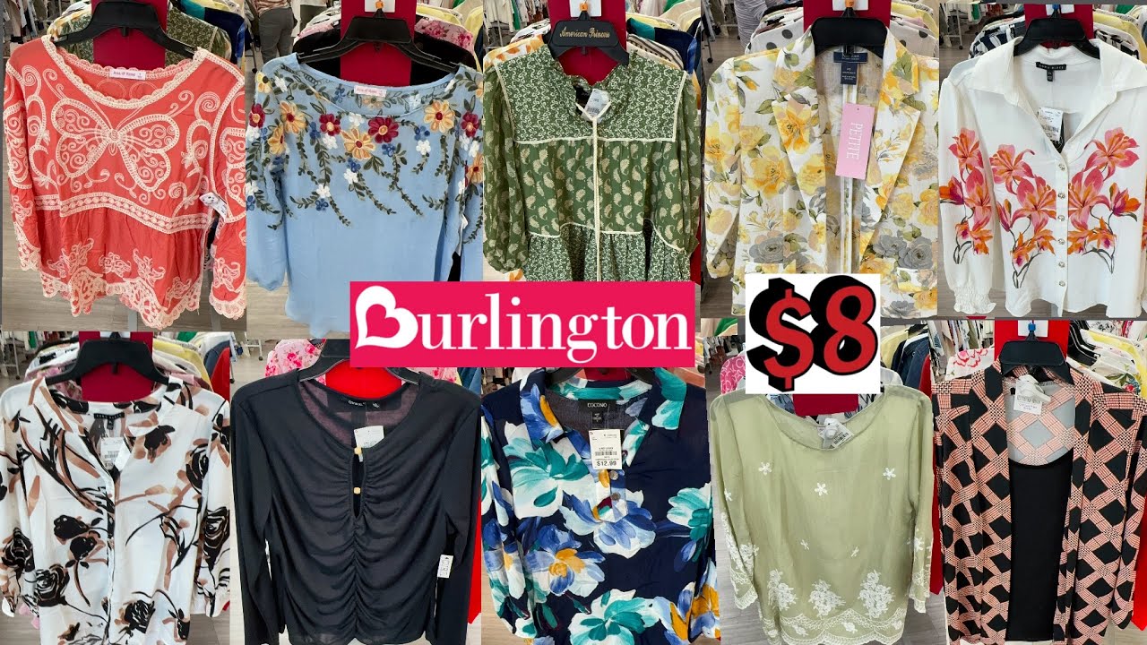 BURLINGTON NEW ARRIVALS‼️NEW DESIGNER FASHION BLOUSES/TOPS FOR LESS $8😱BURLINGTON SHOPPING 🛍️ 2026