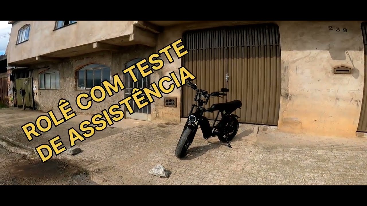 E Bike V10 MAX teste dicas com novos retrovisores 