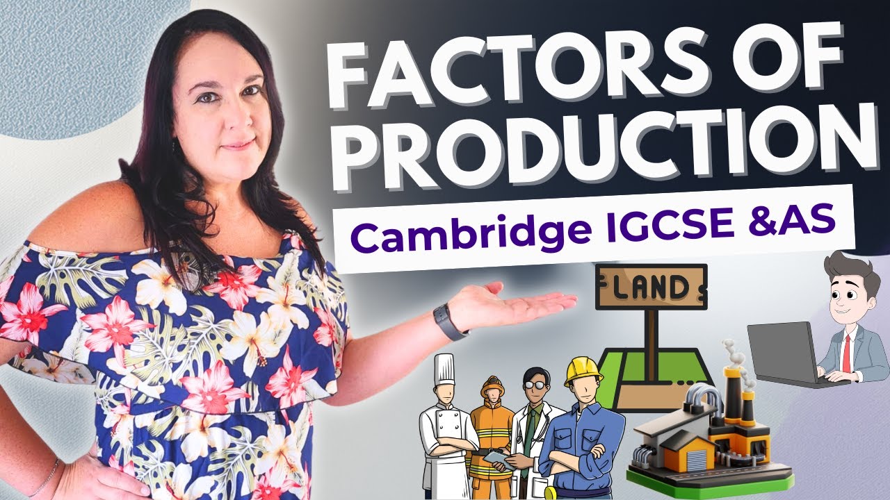 Factors of Production Explained  IGCSE & AS Business Studies