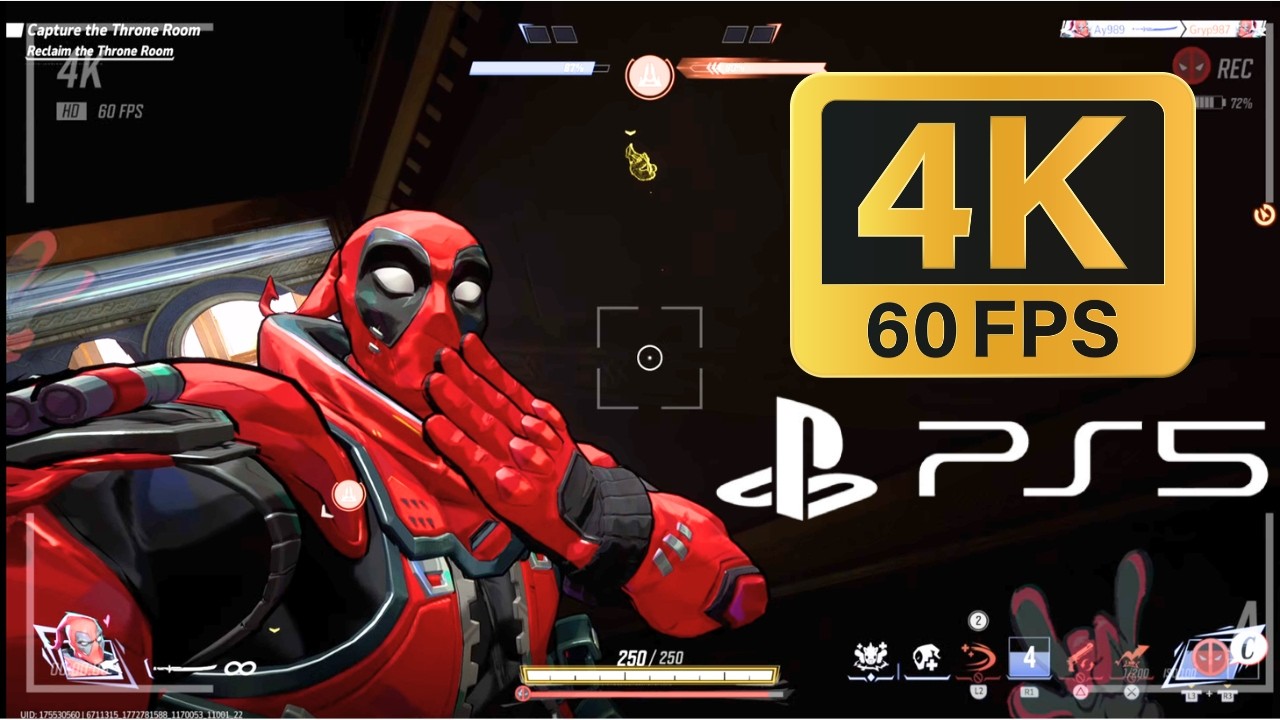 MARVEL RIVALS Deadpool Support Gameplay - Full Matches [4K 60FPS] [NO COMMENTARY]
