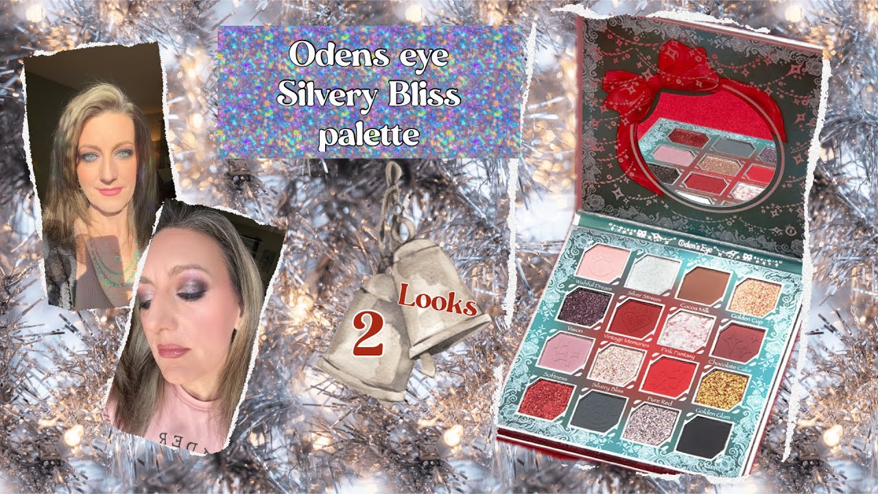 Silvery bliss palette by Odens Eye! #odenseye, #holidaymakeup, #southernyankeebeauty
