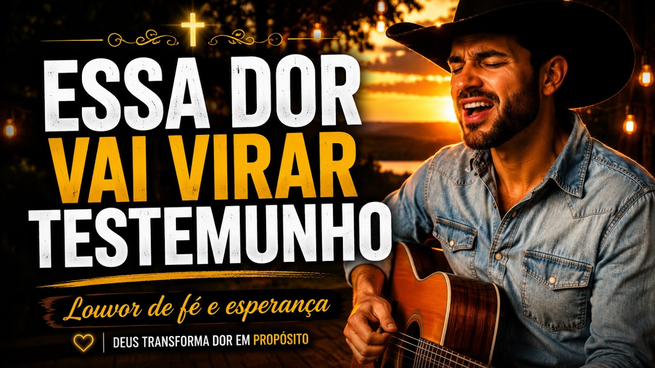 Essa Dor Vai Virar Testemunho (Deus VAI MUDAR a Sua História) Louvor Sertanejo que restaura a fé 🙏