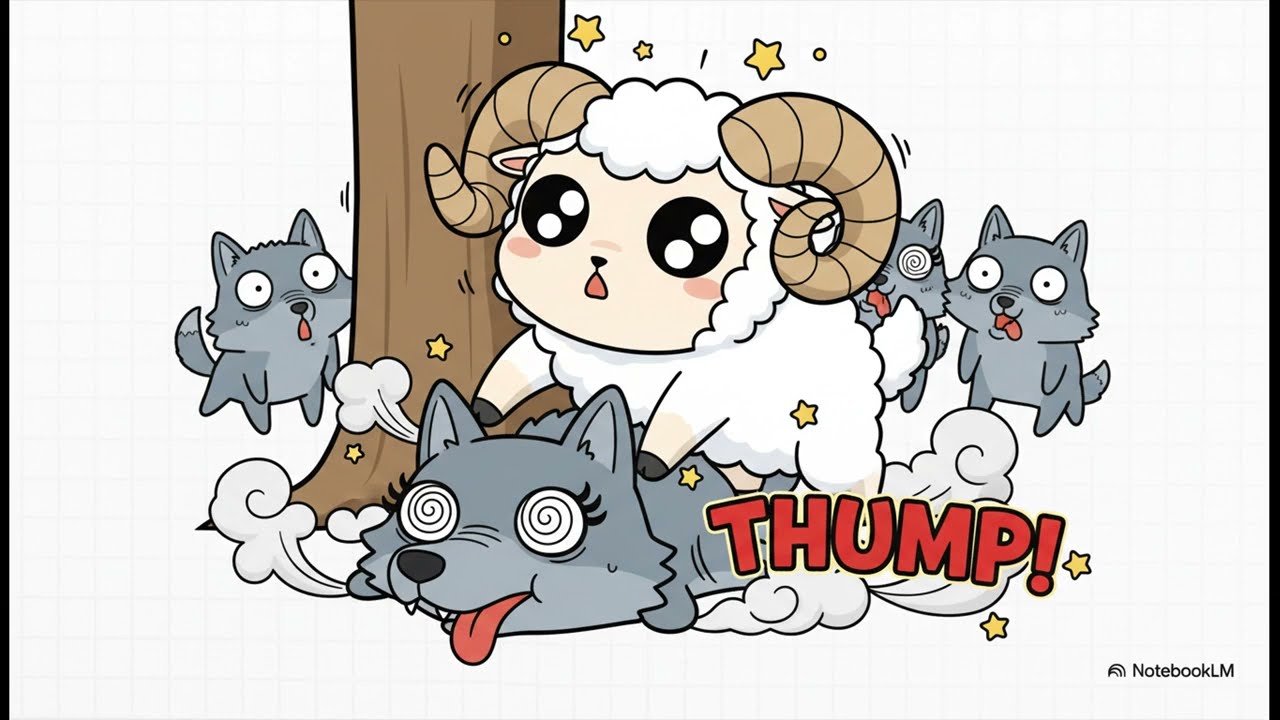 Clever Goat and Brave Ram 🐏 Animated Fairy Tale for Children 🌟
